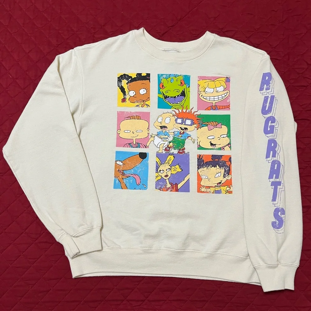 Nickelodeon Rugrats Graphic Cream Sweater - Picture 1 of 5